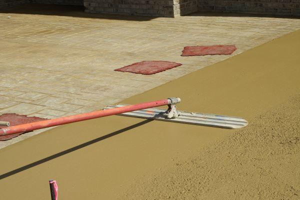 Stamped Pavement Installation in Ankeny