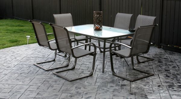 Porch Stamping in Ankeny